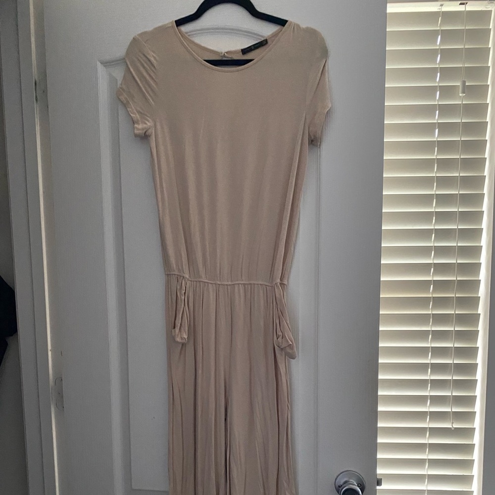 Cream jumpsuit